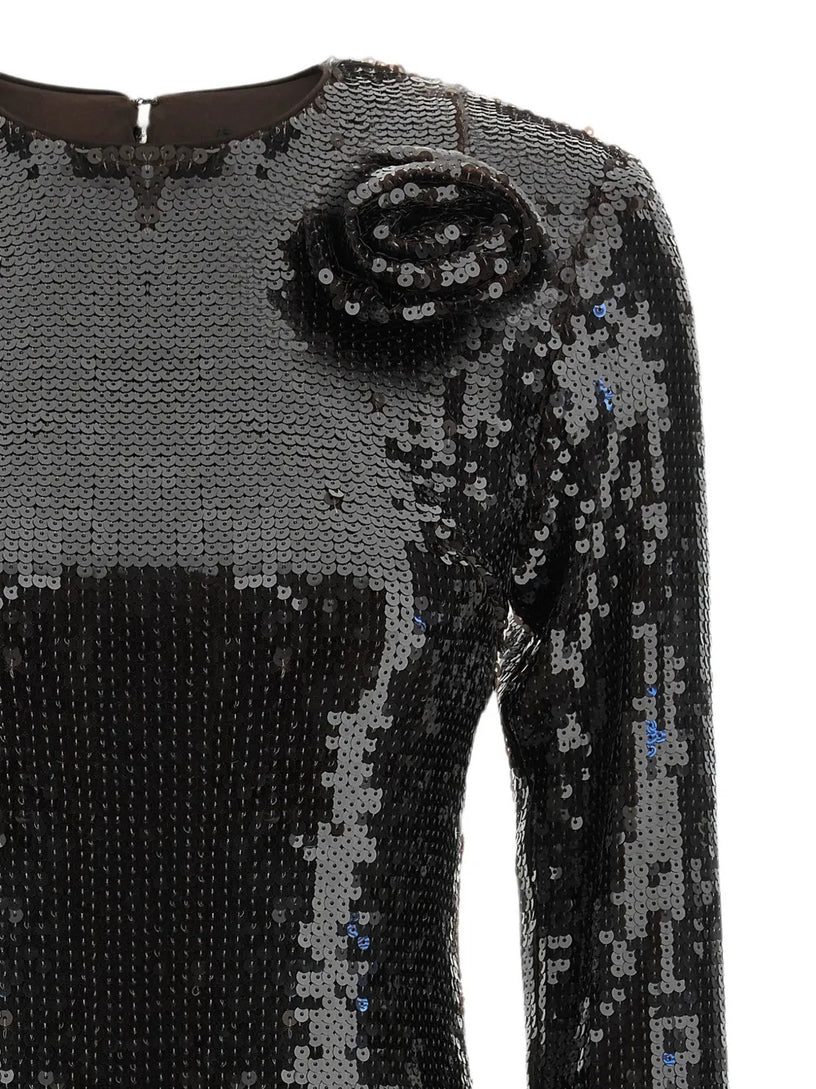 Abito mini con paillettes