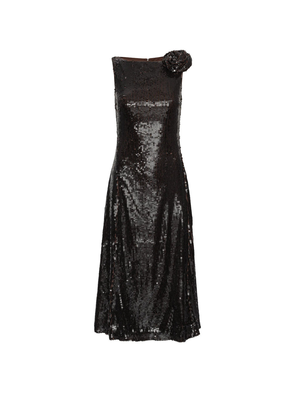 Sequins Midi Flared Dress