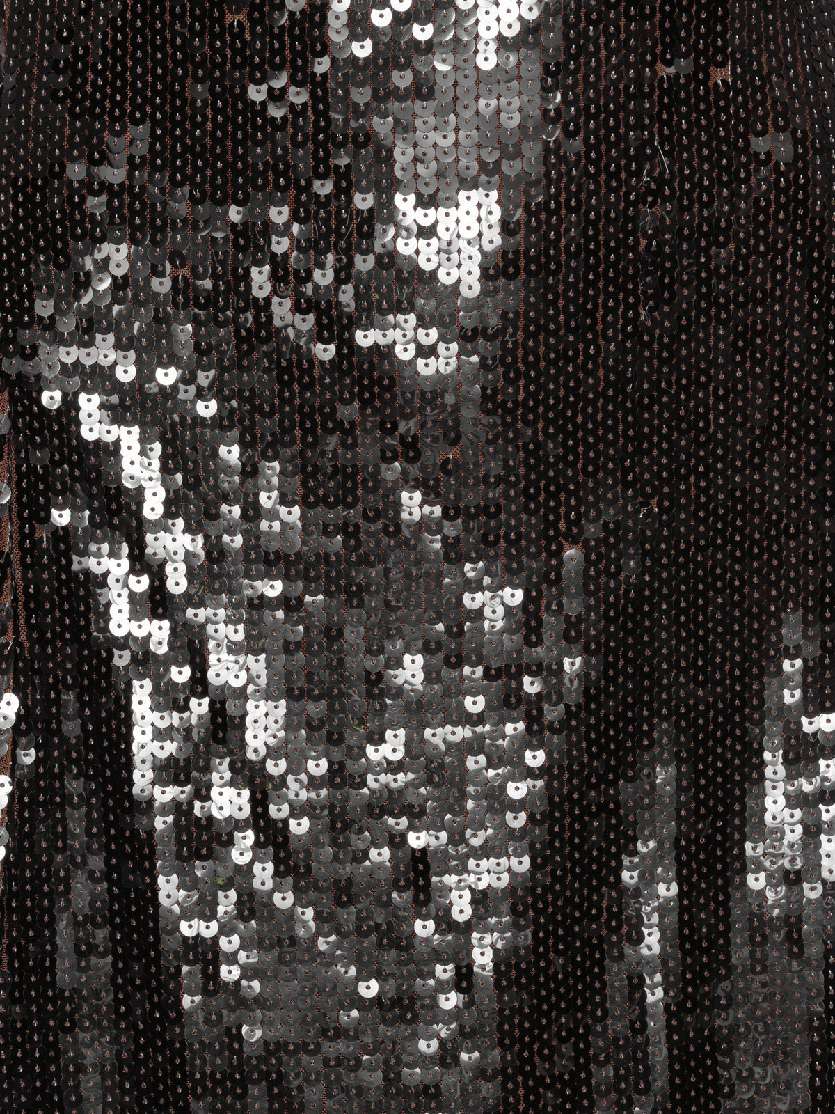 Abito midi svasato con paillettes