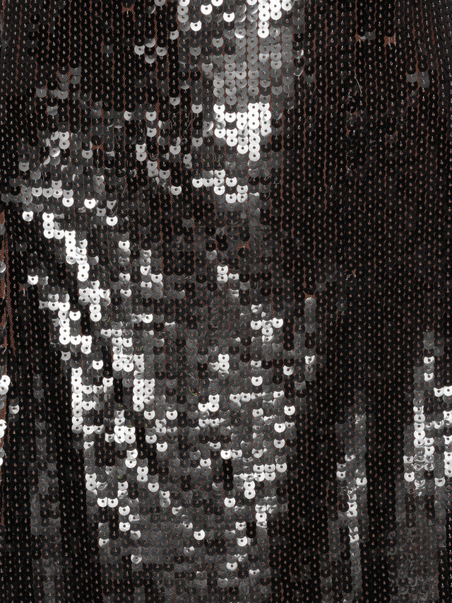Sequins Midi Flared Dress