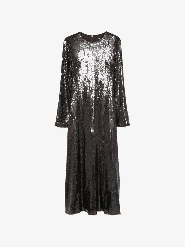 Abito lungo con paillettes