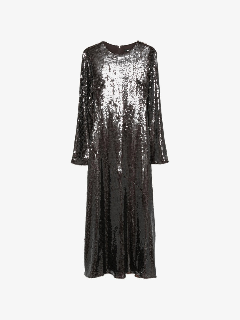 Abito lungo con paillettes