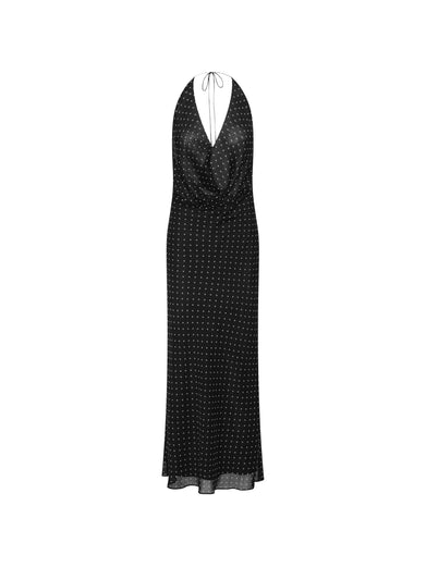 Chiffon con scollo all'americana