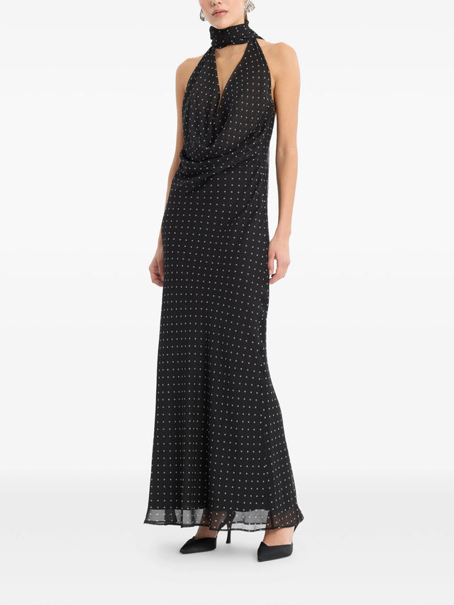 Chiffon con scollo all'americana