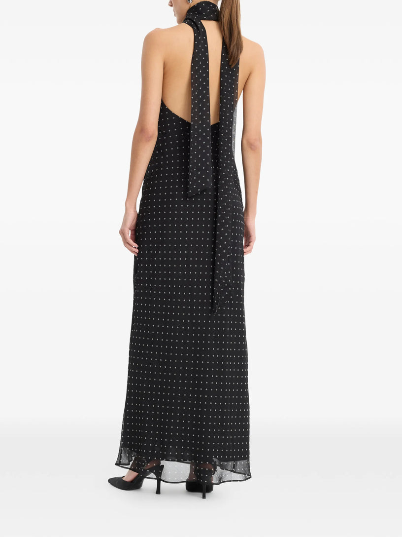 Chiffon con scollo all'americana