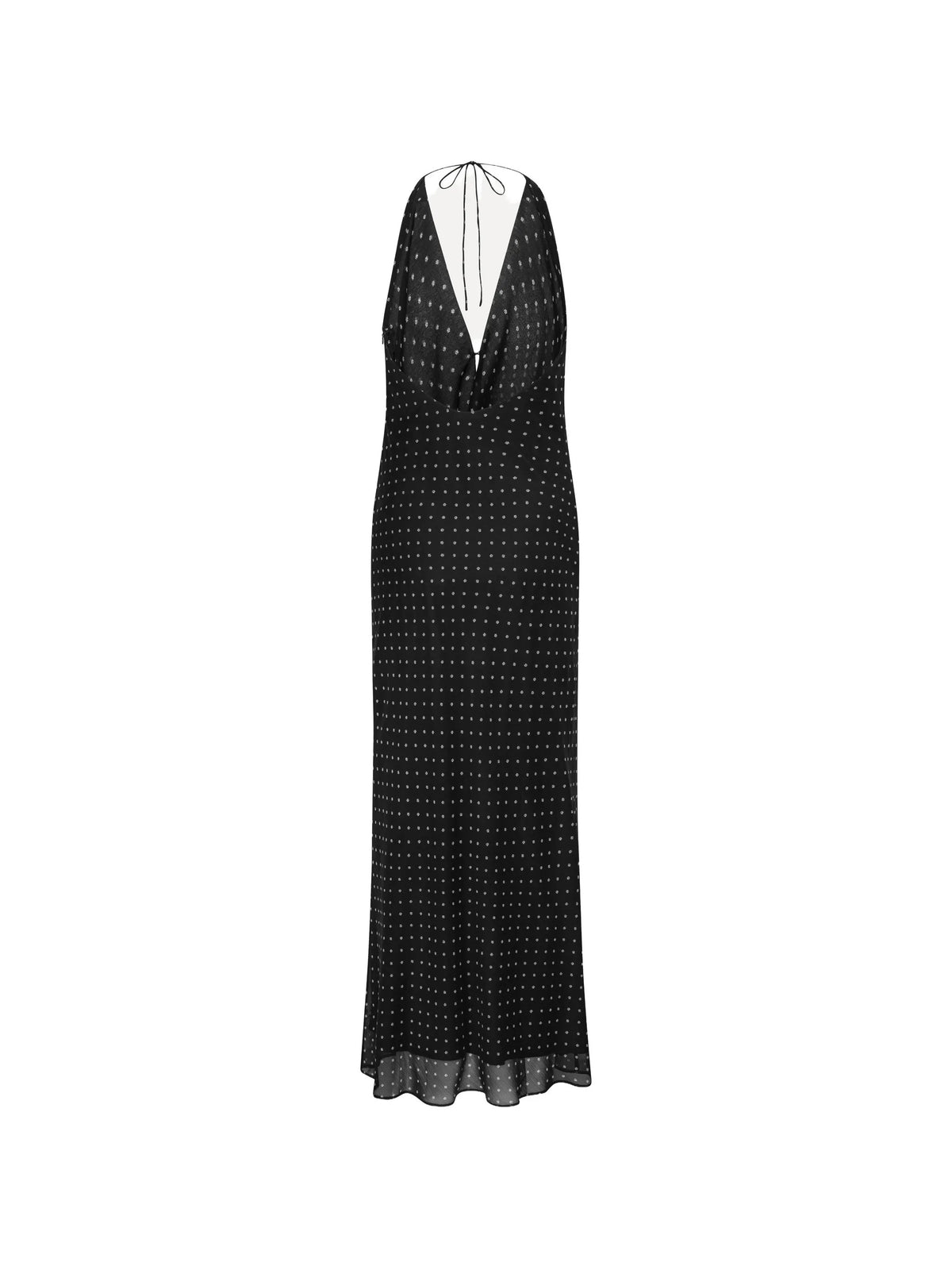 Chiffon con scollo all'americana