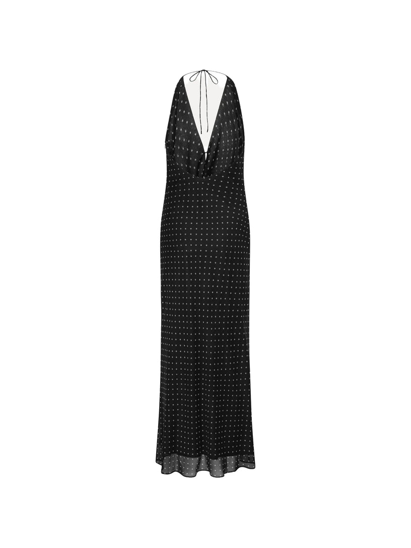 Chiffon con scollo all'americana