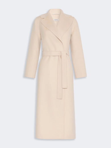 Cappotto Poldo a vestaglia in drap di lana