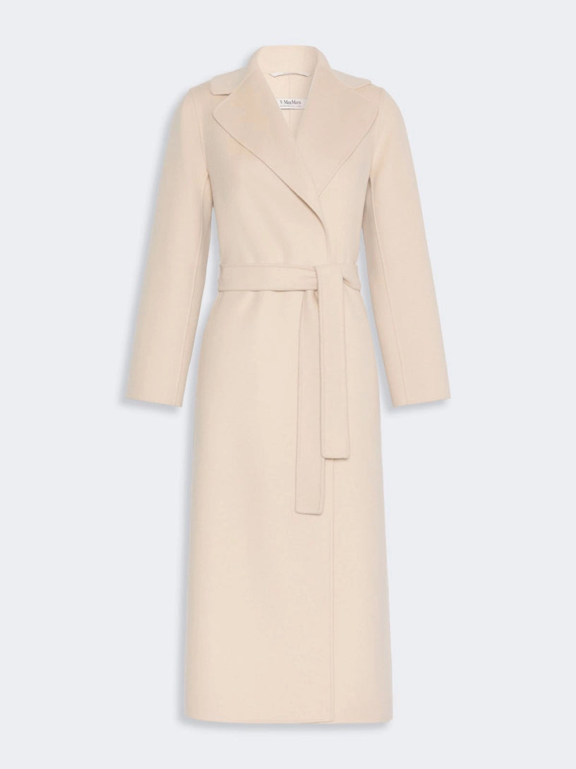 Cappotto Poldo a vestaglia in drap di lana