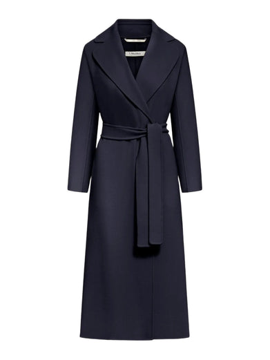 Cappotto Poldo a vestaglia in drap di lana
