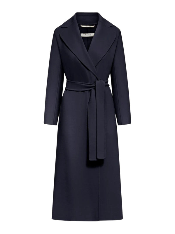 Poldo dressing gown coat in wool drap