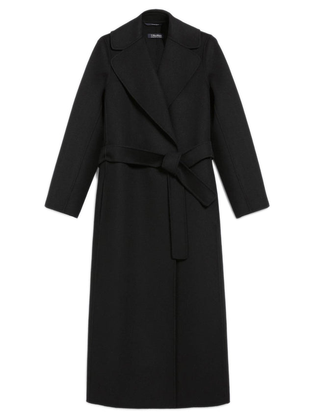 Cappotto Poldo a vestaglia in drap di lana