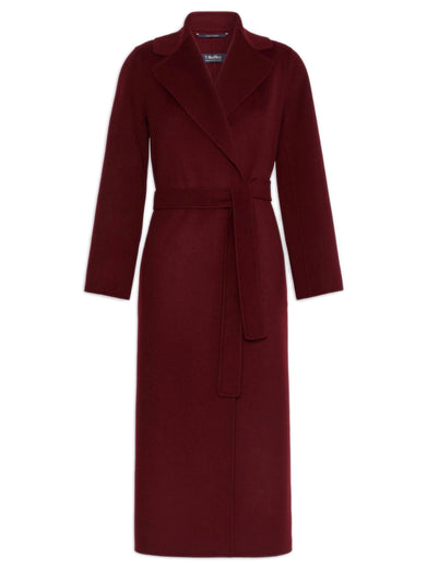 Cappotto Poldo a vestaglia in drap di lana