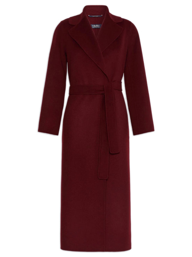 Cappotto Poldo a vestaglia in drap di lana