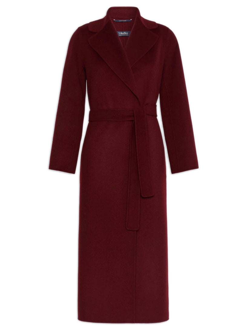 Cappotto Poldo a vestaglia in drap di lana