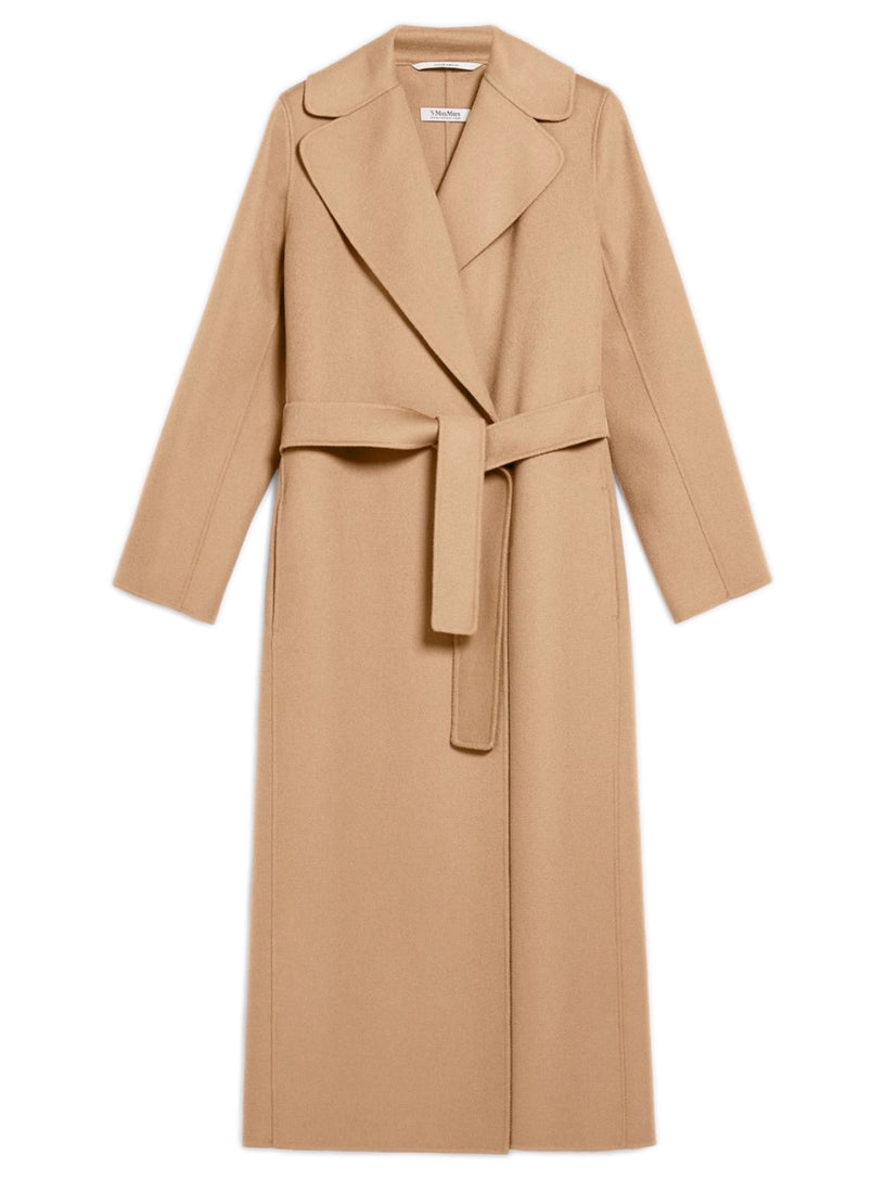 Cappotto Poldo a vestaglia in drap di lana