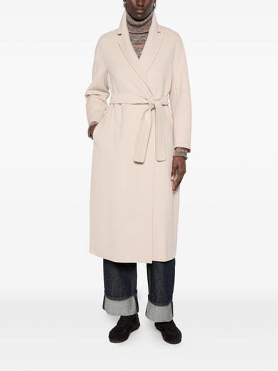 Cappotto Esturia midi in drap di lana