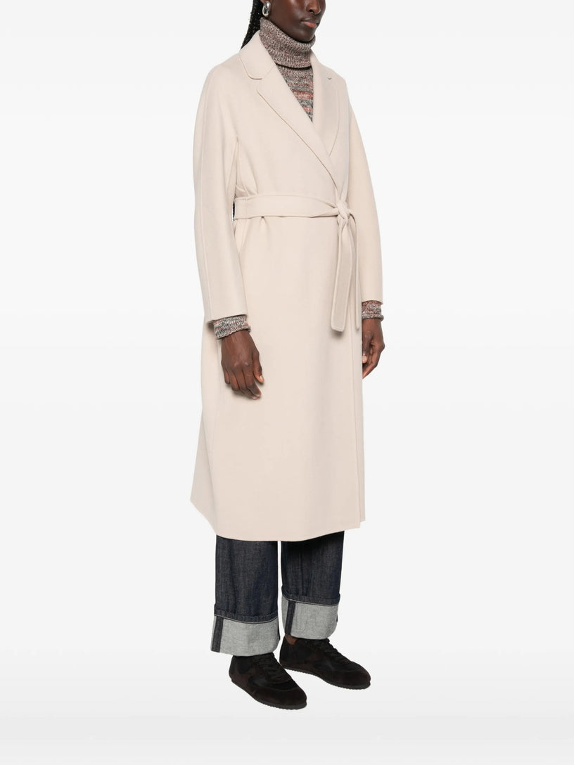 Cappotto Esturia midi in drap di lana