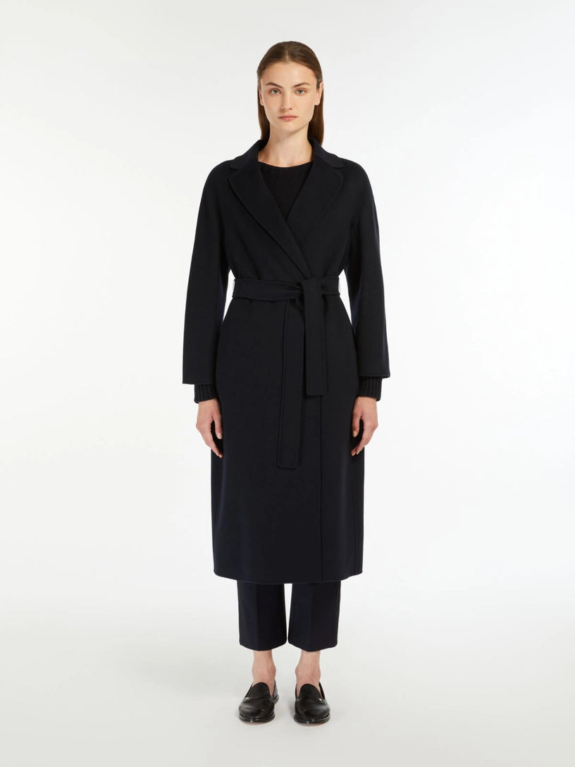 Cappotto Esturia midi in drap di lana