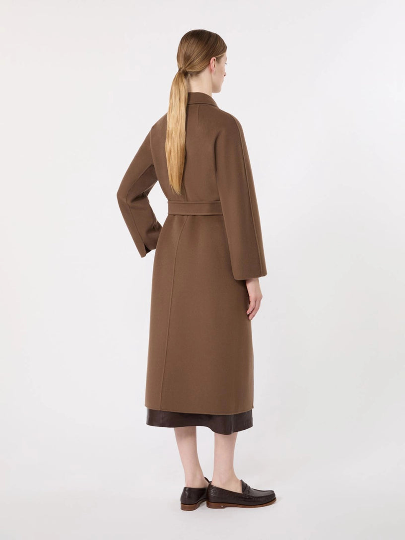 Cappotto Esturia midi in drap di lana