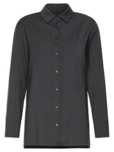 Camicia Opera in tela di lana