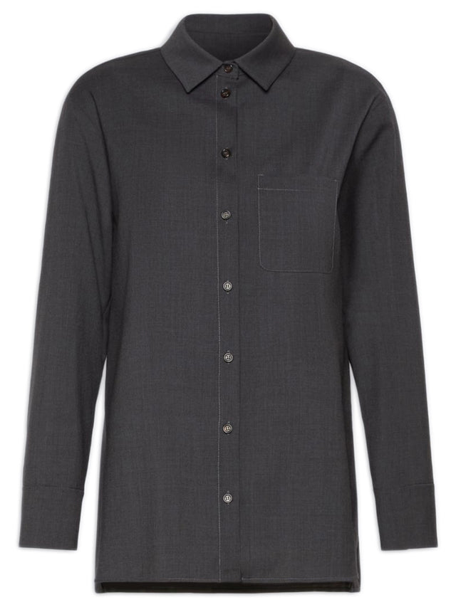 Camicia Opera in tela di lana