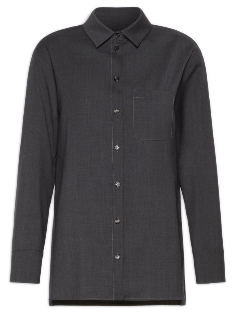 Camicia Opera in tela di lana