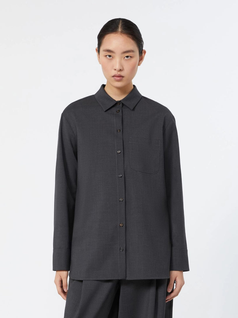Camicia Opera in tela di lana