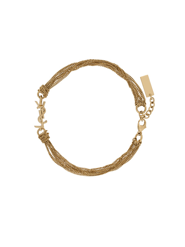 Bracciale in metallo con nappina CASSANDRE