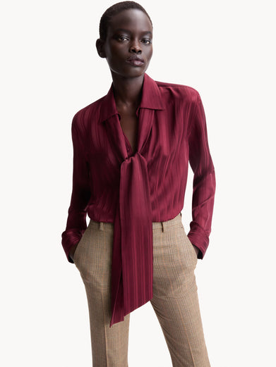 Blusa lavallière CASSANDRE