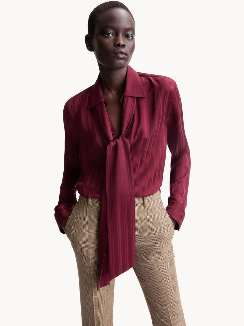 Blusa lavallière CASSANDRE