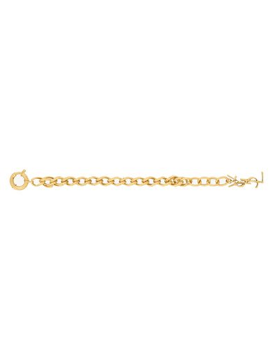 Bracciale con catena a corda in metallo