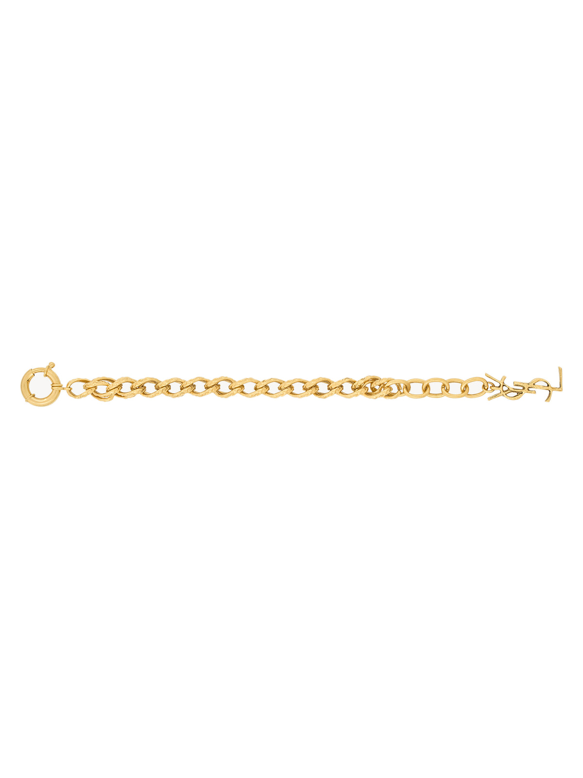 Bracciale con catena a corda in metallo