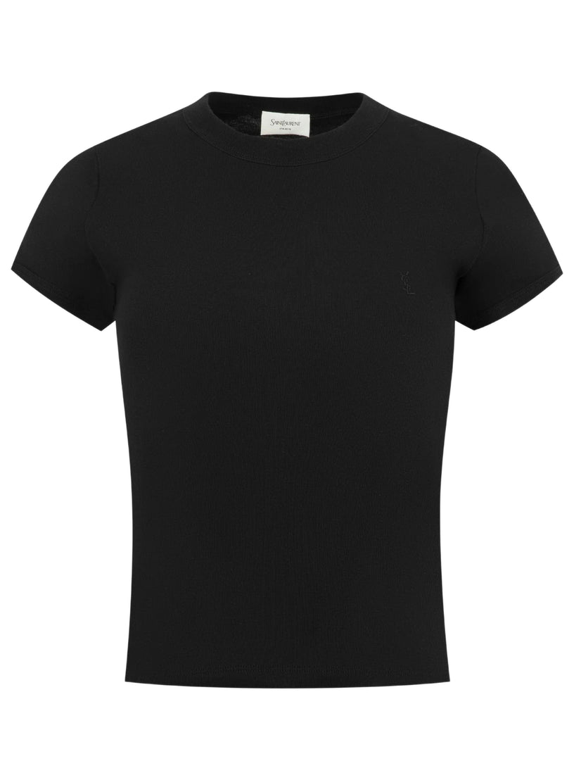 T-shirt Cassandre in jersey di cotone a coste