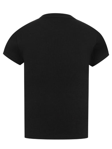 T-shirt Cassandre in jersey di cotone a coste