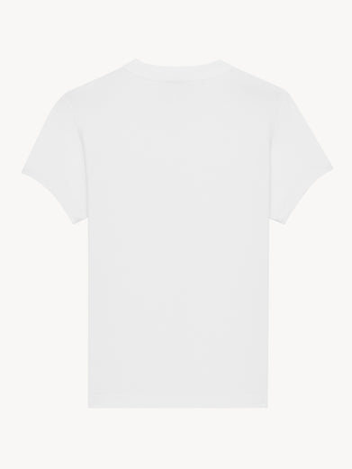 T-shirt Cassandre in jersey di cotone a coste