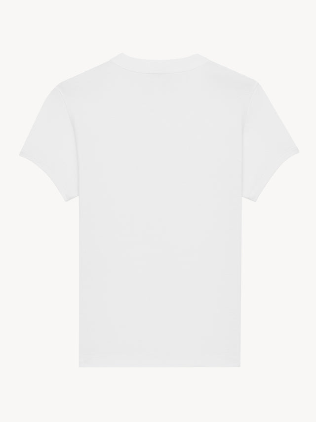 T-shirt Cassandre in jersey di cotone a coste