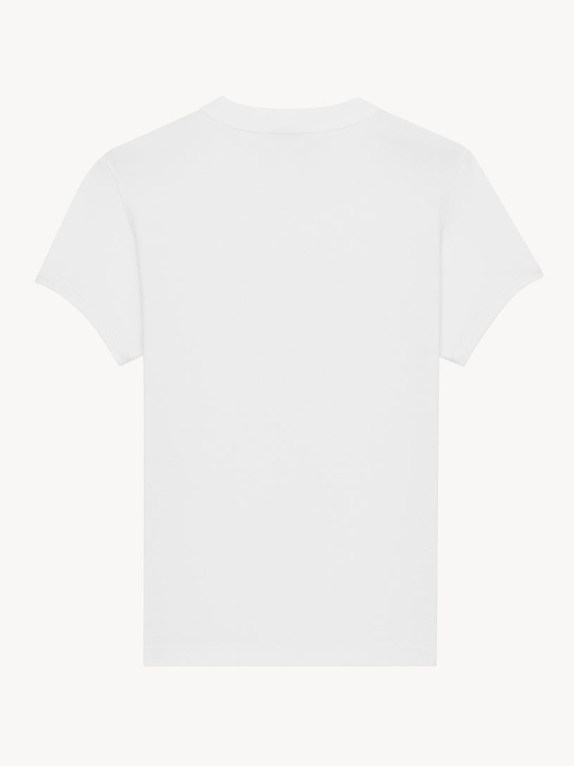 T-shirt Cassandre in jersey di cotone a coste