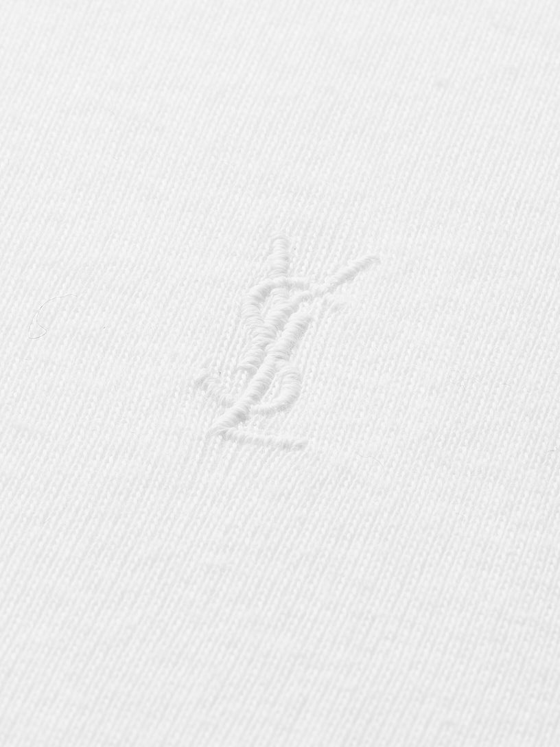 T-shirt Cassandre in jersey di cotone a coste