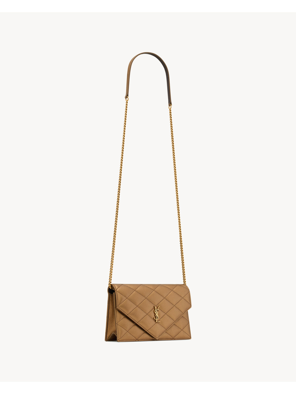 Portafogli PARIS con catena in pelle metallizzata