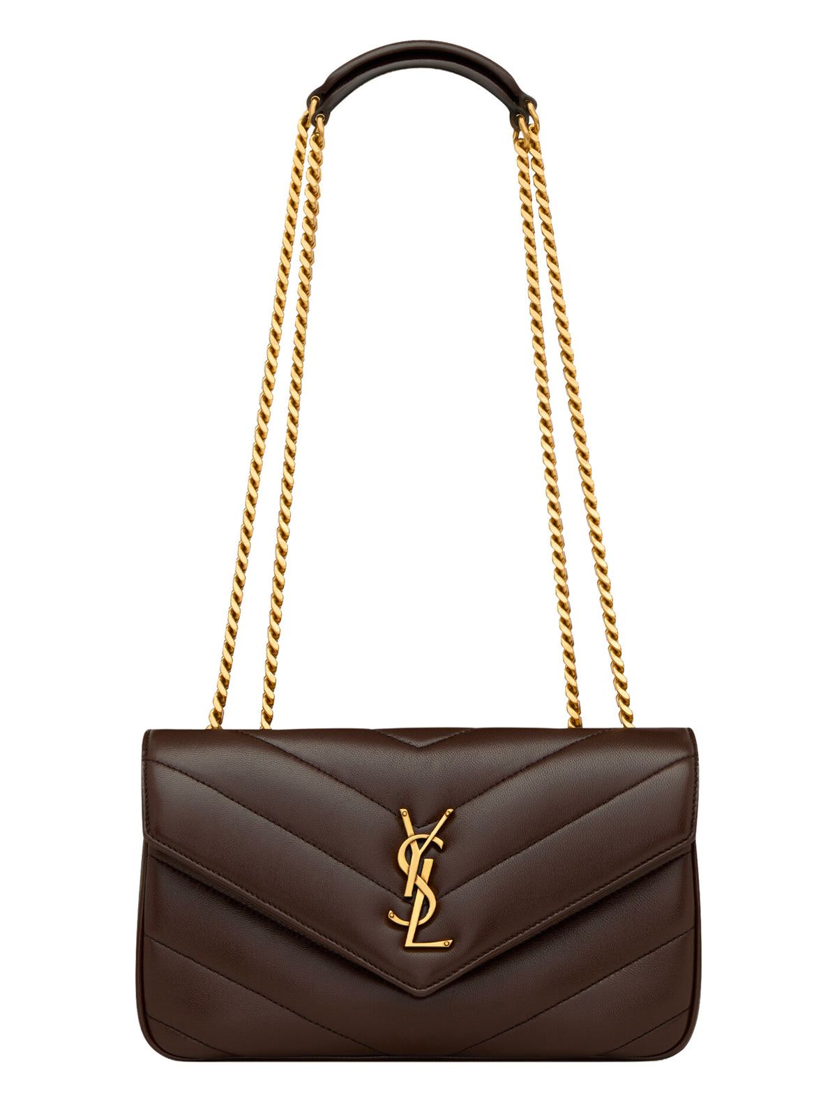 Borsa LOULOU piccola in pelle di vitello trapuntata