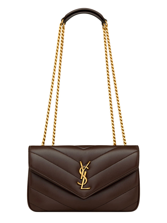 Borsa LOULOU piccola in pelle di vitello trapuntata