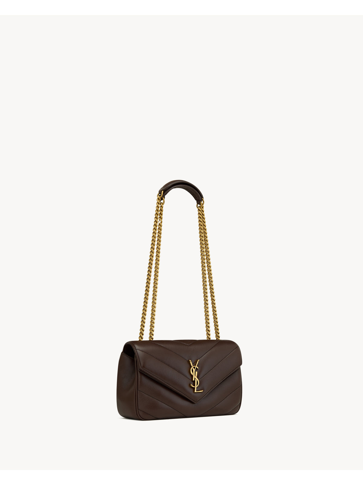 Borsa LOULOU piccola in pelle di vitello trapuntata