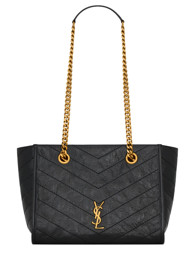 Borsa shopping NIKI piccola in pelle vintage