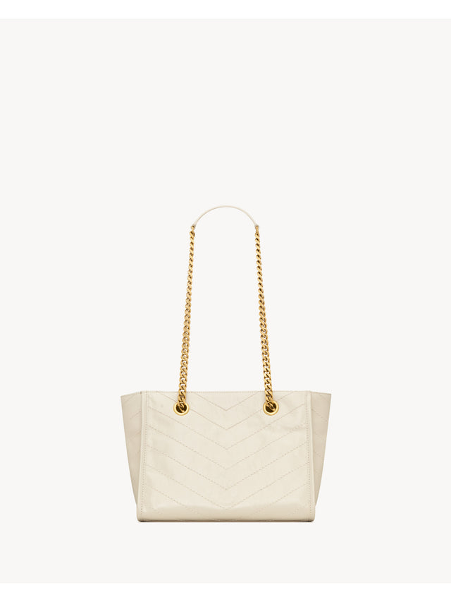 Borsa shopping NIKI piccola in pelle vintage