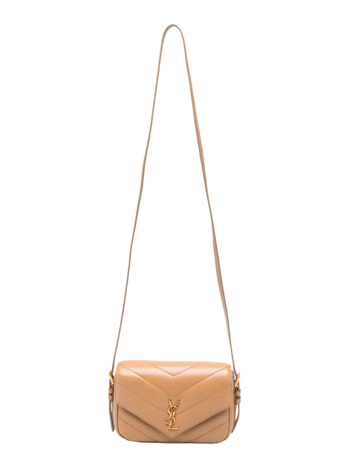 Borsa a tracolla LOULOU TOY in agnello MATELASSÉ