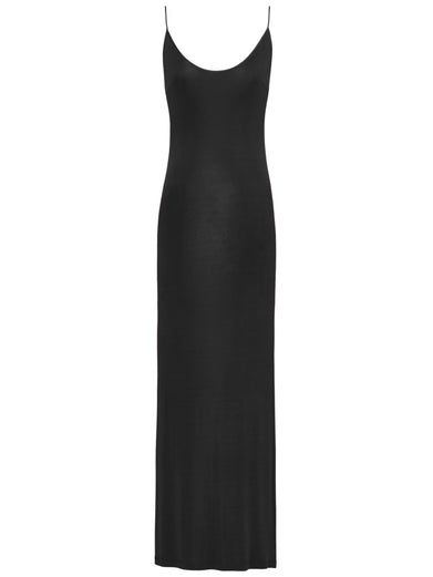 Abito a schiena nuda in maglia con catena Cassandre