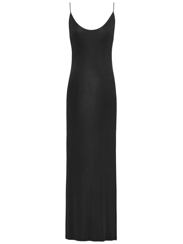 Abito a schiena nuda in maglia con catena Cassandre