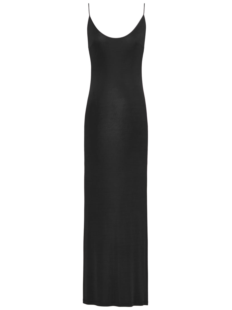 Abito a schiena nuda in maglia con catena Cassandre