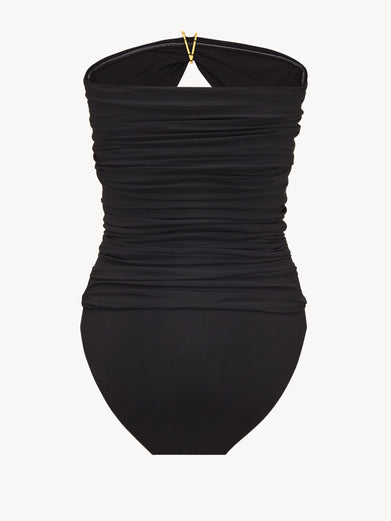 Costume da bagno senza spalline YSL